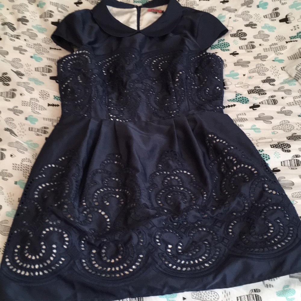 Navy Chi Chi London dress